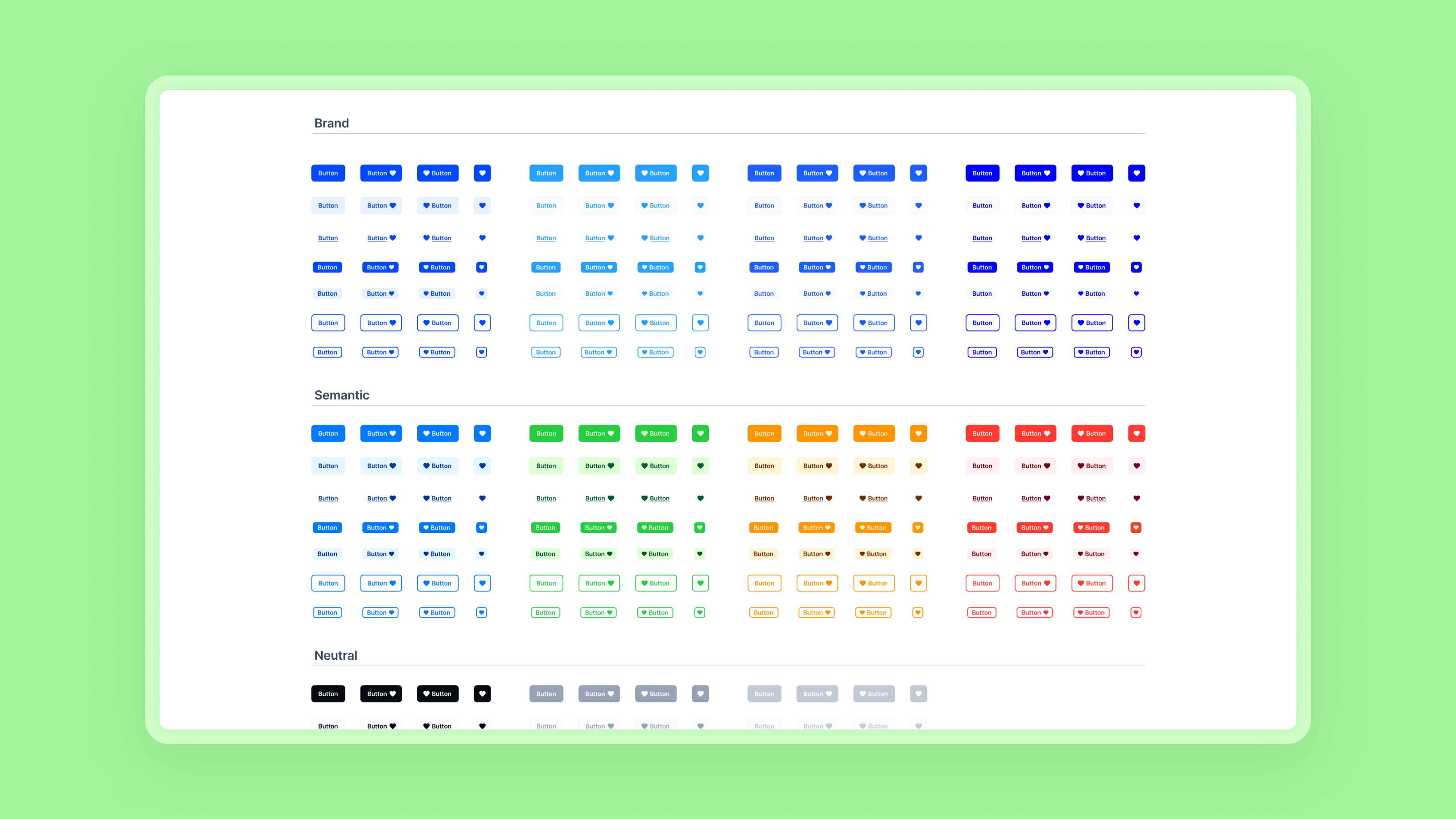Button element from TTUI design system.